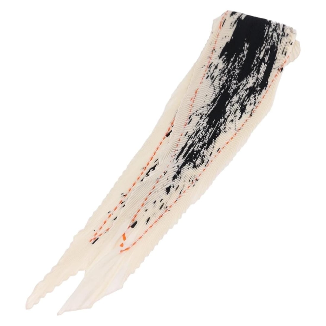Hermes Cheval Surprise Carre 90 pleated silk scarf in white: Hermes Cheval Surprise Carre 90 pleated silk scarf in white Pleated Hermes Carre 90 scarf in white silk featuring the "Cheval Surprise" design. Made in France, this women's scarf comes with its item b