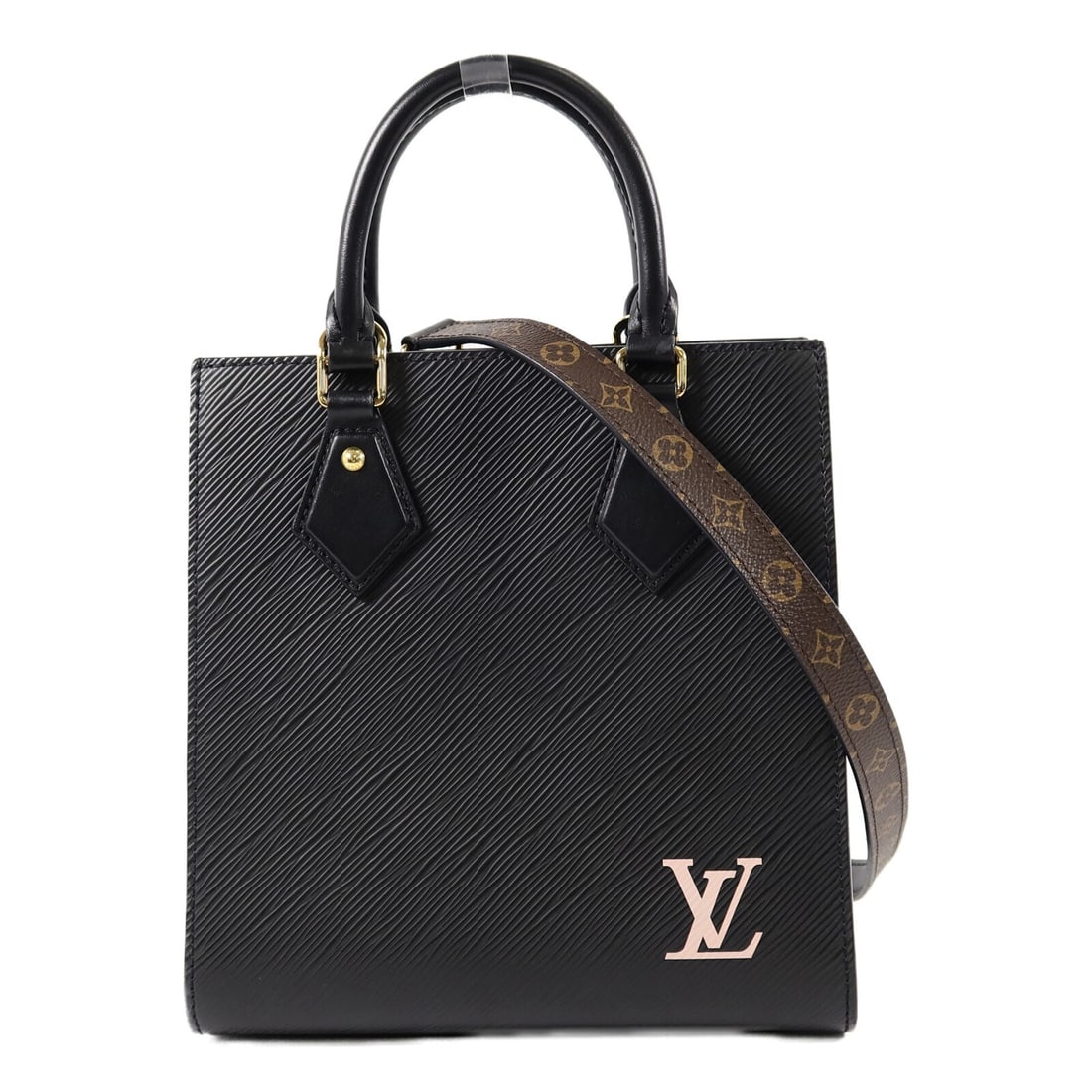 Louis Vuitton Sac Plat BB black Epi calfskin 2-way handbag M20958 (1 of 14)