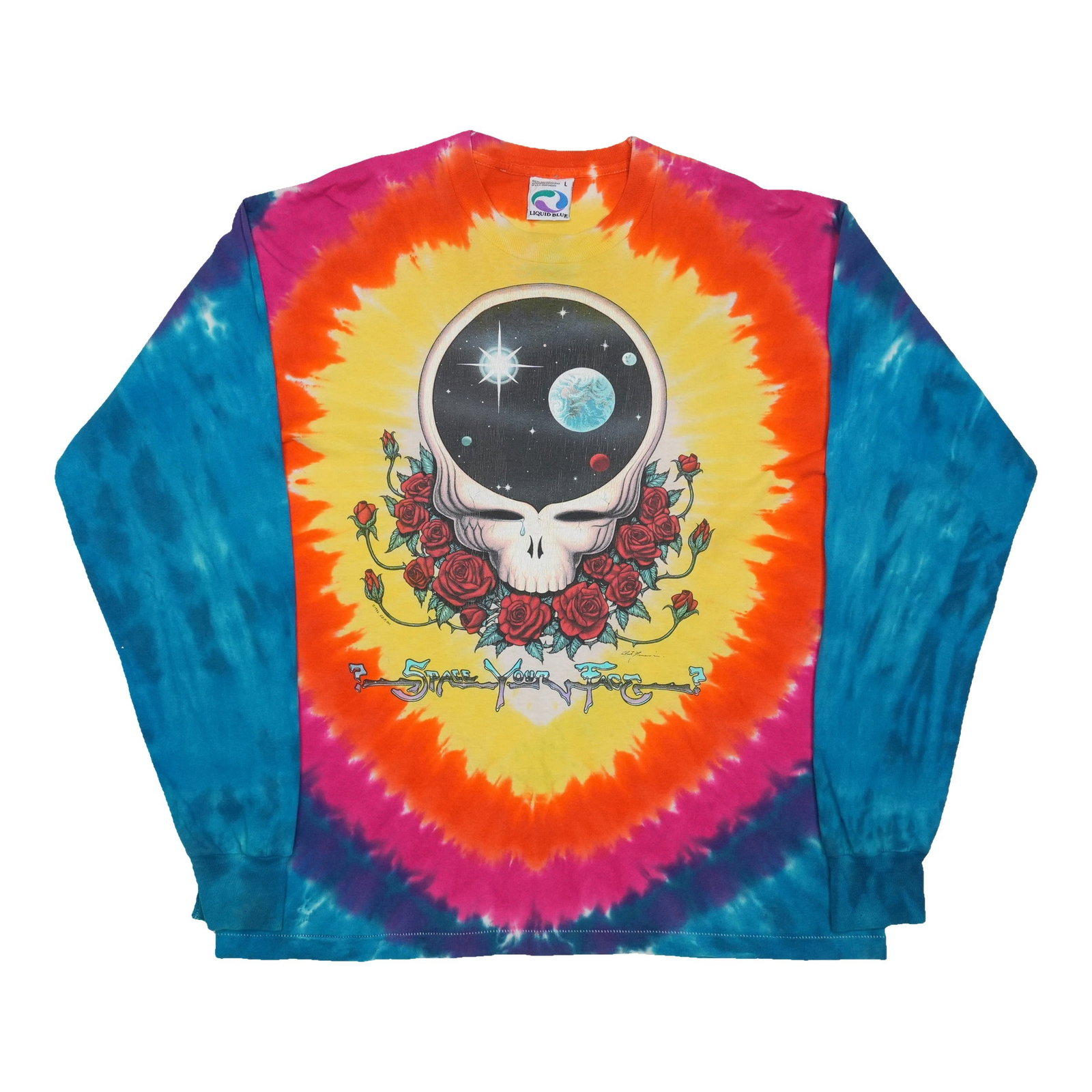 Grateful Dead Space Your Face 1992 tie dye shirt (1 of 7)