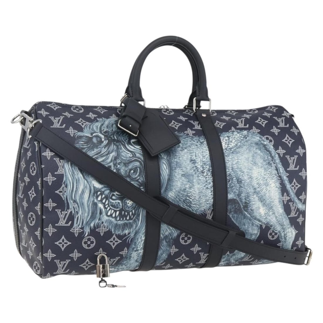 Louis Vuitton Savanna Keepall Bandouliere 45 Monogram Canvas Boston Bag M54129: Louis Vuitton Savanna Keepall Bandouliere 45 Monogram Canvas Boston Bag M54129 This Louis Vuitton Monogram Savanna Keepall Bandouliere 45 is a Boston-style travel bag crafted from signature Monogram c