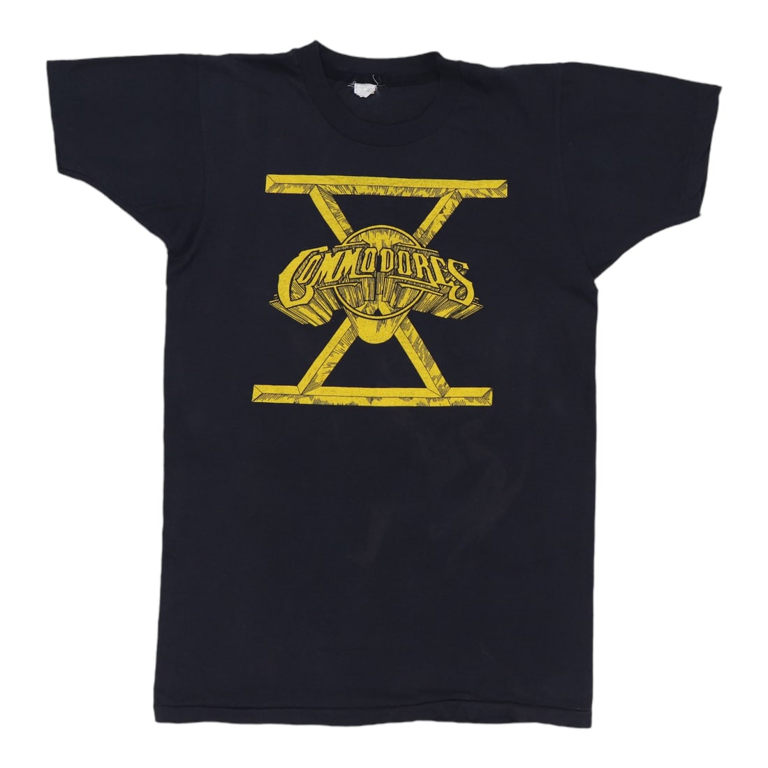 Black 1980 Commodores Tour Shirt Large 100% Cotton (1 of 6)