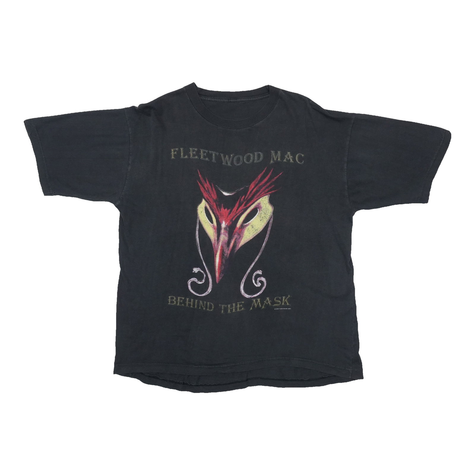 Vintage Fleetwood Mac Behind The Mask 1990 Black Tour T Shirt (1 of 5)