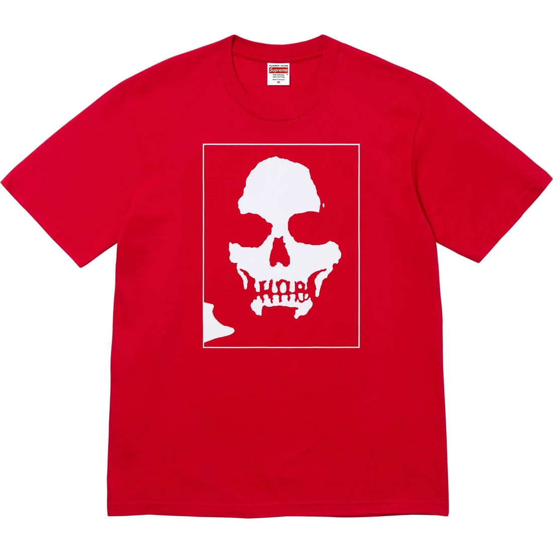 Supreme Number N ine Manson cotton T shirt red XL: Supreme Number N ine Manson cotton T shirt red XL Supreme x Number (N)ine Manson red T-shirt from the collaboration between the two labels. This graphic tee features the Manson design in a vivid red c