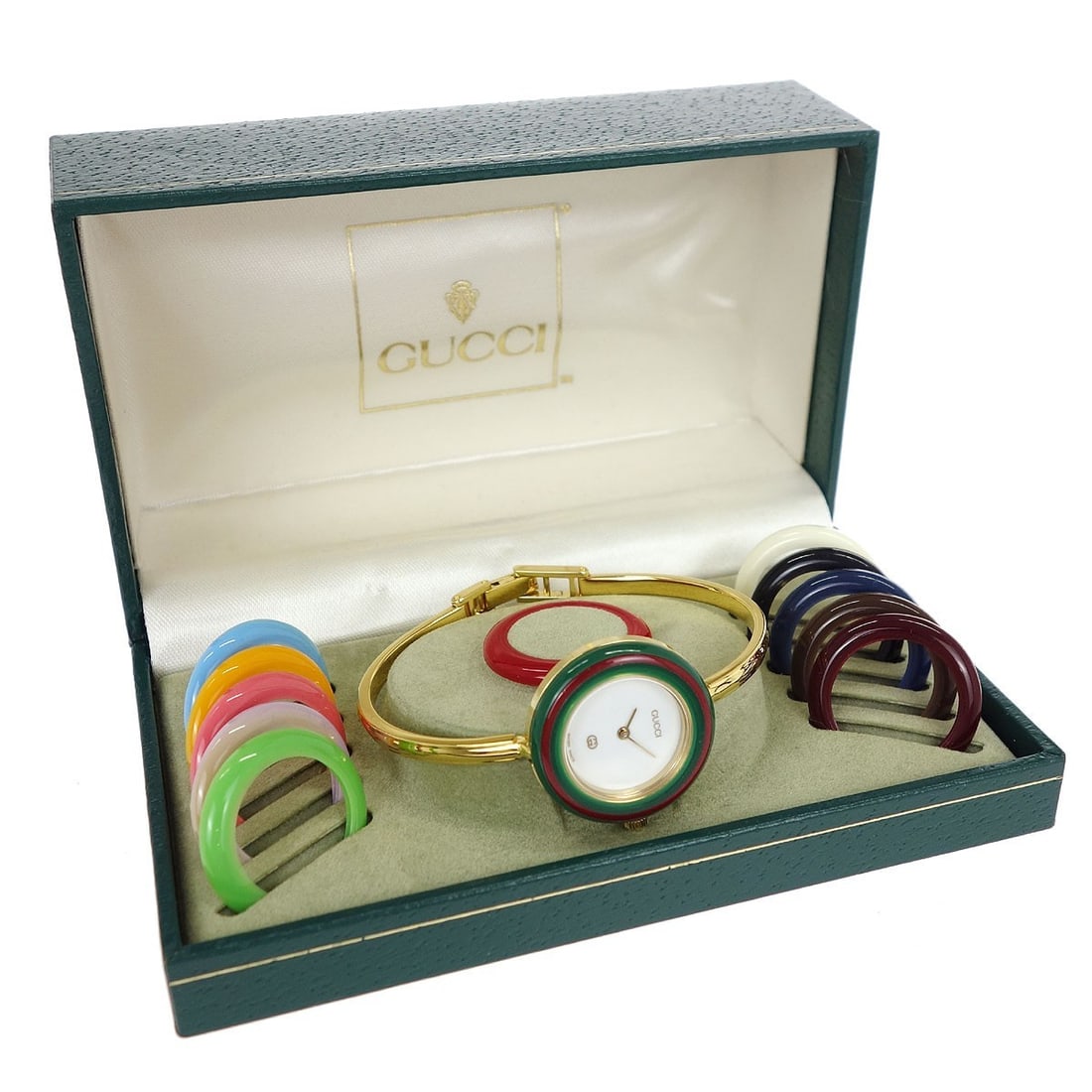 Gucci Change Bezel Chameleon 11 12 watch with 12 bezels (1 of 10)
