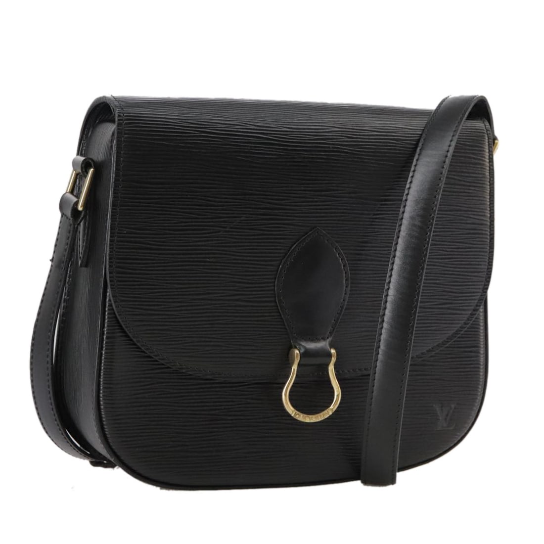 Louis Vuitton Saint Cloud GM Epi Leather Shoulder Bag Black M52192: Louis Vuitton Saint Cloud GM Epi Leather Shoulder Bag Black M52192 Louis Vuitton Saint Cloud GM shoulder bag in black Noir Epi leather. This women's bag is made in France and features a shoulder strap