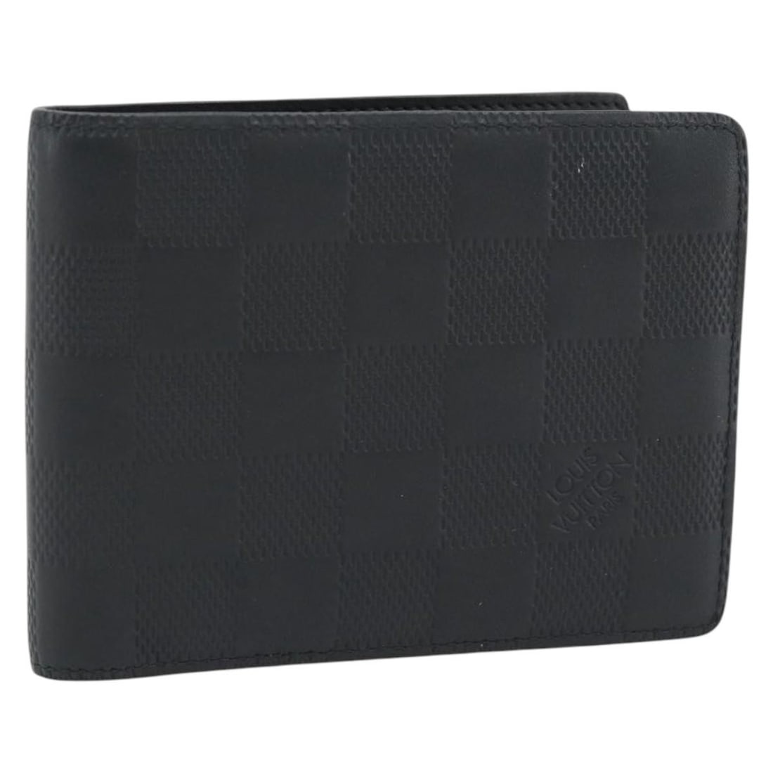 Louis Vuitton N63124 Portefeuille Multipull Wallet Damier Infini Onyx: Louis Vuitton N63124 Portefeuille Multipull Wallet Damier Infini Onyx Louis Vuitton Damier Infini Portefeuille Multipull wallet in onyx Damier Infini leather. Made in France, this women's wallet comes