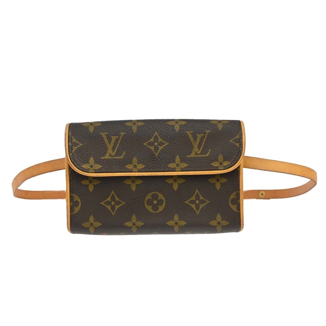 Louis Vuitton Florentine Waist Unisex Brown Canvas Belt Bag: Louis Vuitton Florentine Waist Unisex Brown Canvas Belt Bag Louis Vuitton Florentine Waist bag in brown monogram canvas. This unisex piece is made in France and remains in good condition with light sc