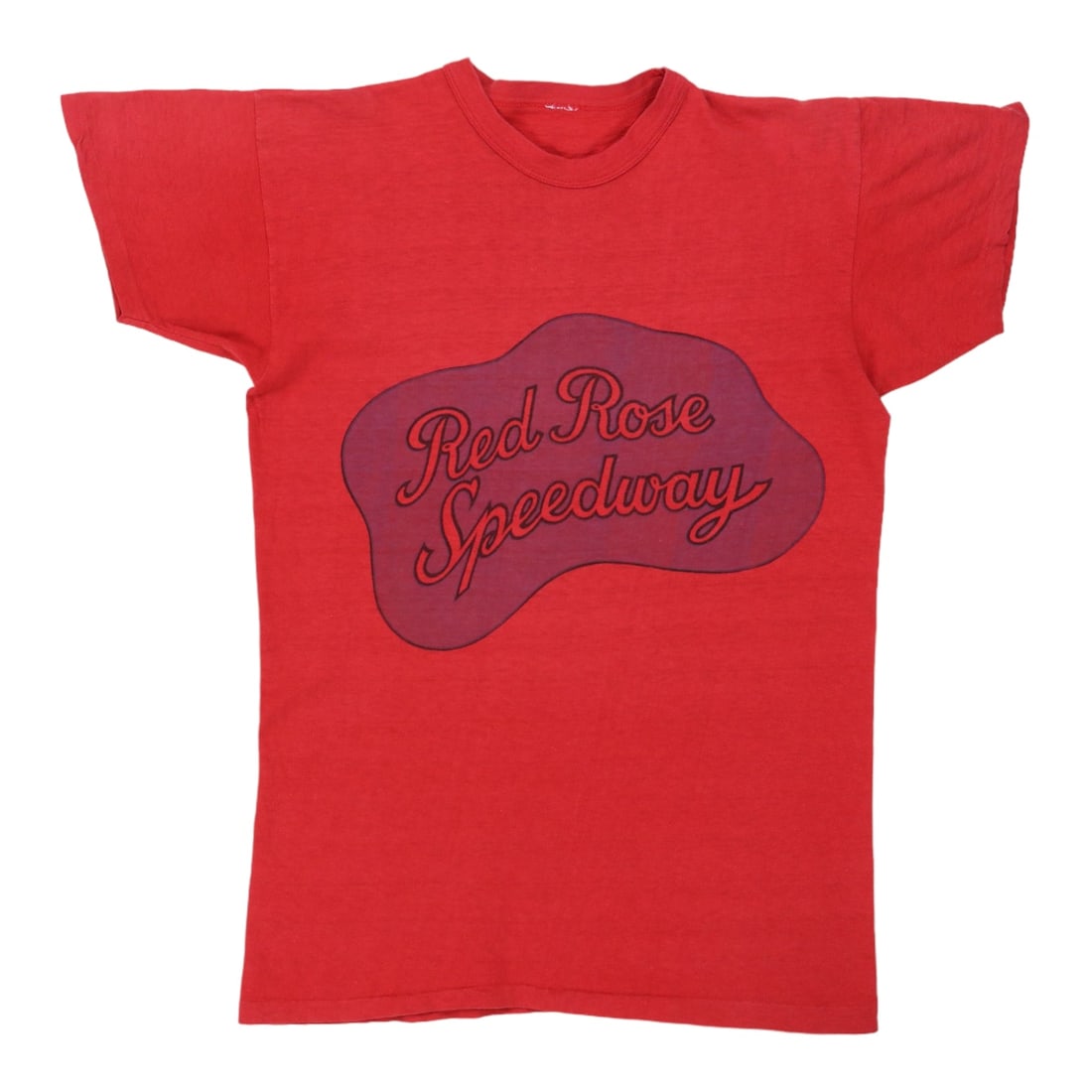 Vintage 1973 Paul McCartney Wings Red Rose Speedway Cotton T Shirt (1 of 4)
