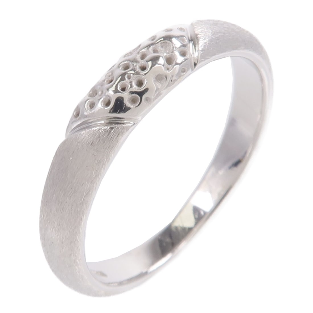 18K White Gold Ring US Size 8 5.0g: 18K White Gold Ring US Size 8 5.0g Unisex 18K white gold ring with a clean, no-stone design. This piece is presented in very good condition and includes a guarantee. Specifications Item Type: Ring Sty