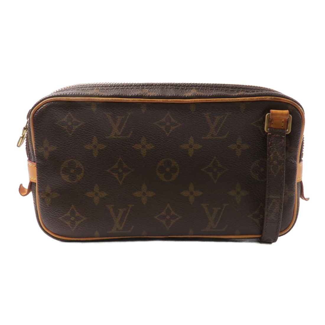 Louis Vuitton Marly Bandouliere Monogram Shoulder Bag M51828 Brown: Louis Vuitton Marly Bandouliere Monogram Shoulder Bag M51828 Brown Louis Vuitton Marly Bandouliere shoulder bag, model M51828, in brown monogram PVC coated canvas. Designed for women, this bag feature