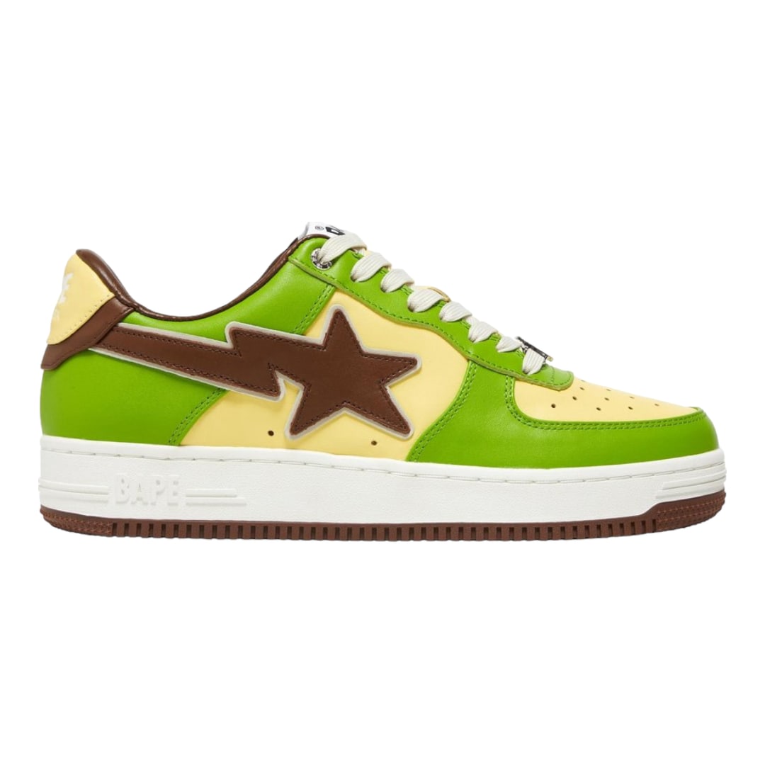 A Bathing Ape Green STA sneaker SSENSE Exclusive size 8 (1 of 1)