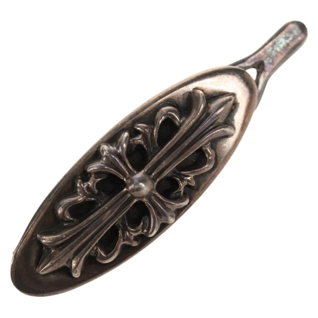 Chrome Hearts Floral Cross AG925 Silver Hair Barrette (1 of 10)