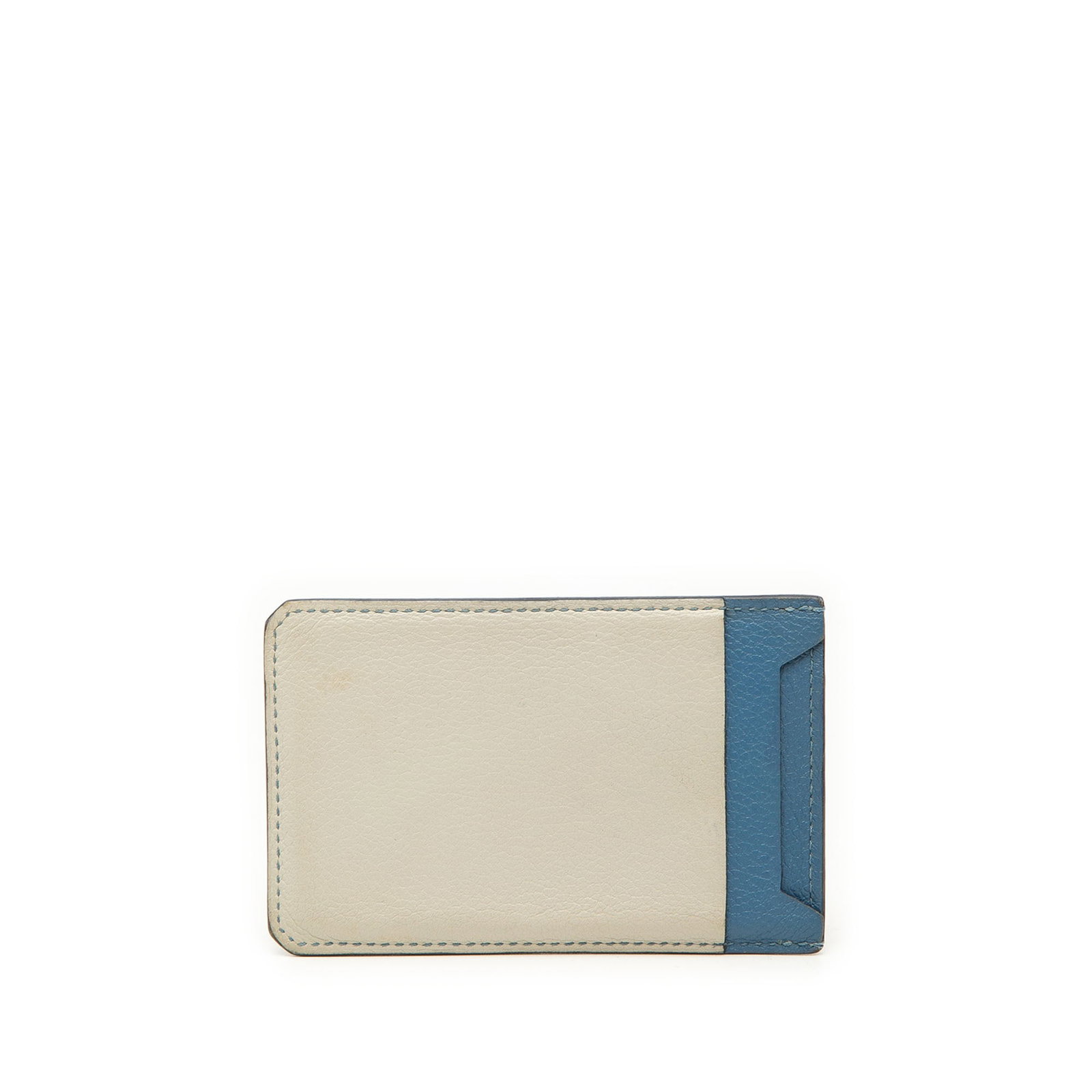 Hermes City 4CC Evercolor Leather Card Holder Gris Perle Bleu Nuit: Hermes City 4CC Evercolor Leather Card Holder Gris Perle Bleu Nuit Hermes Evercolor City 4CC card holder crafted in Evercolor leather with a color combination of Gris Perle, Bleu Nuit, and Bleu Agate.