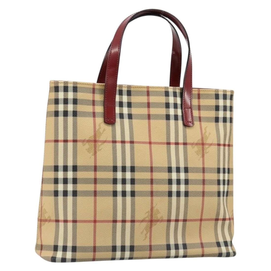 Burberry Nova Check PVC Leather Tote Beige Silver Womens Bag: Burberry Nova Check PVC Leather Tote Beige Silver Womens Bag A Burberry Nova Check tote bag in PVC leather with a beige and silver colorway. This women's tote is made in Italy and features a structure