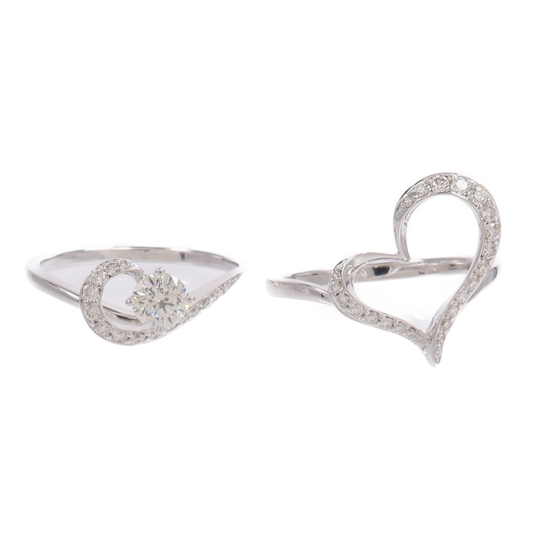 18K White Gold Diamond Ring Size 8.75 0.74ct: 18K White Gold Diamond Ring Size 8.75 0.74ct An 18K white gold diamond ring in US size 8.75, featuring clear diamonds and a slim 1.5 mm ring width. The ring is described as very good condition and has