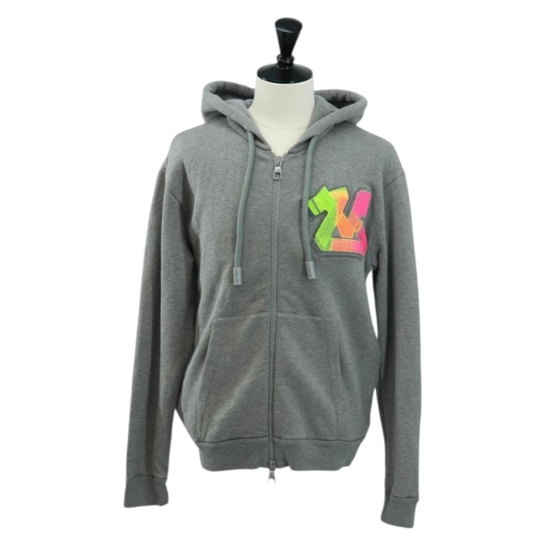 Louis Vuitton Parker Gray Cotton Jacket RM2-222M UYR HNY24W Made in Italy (1 of 15)