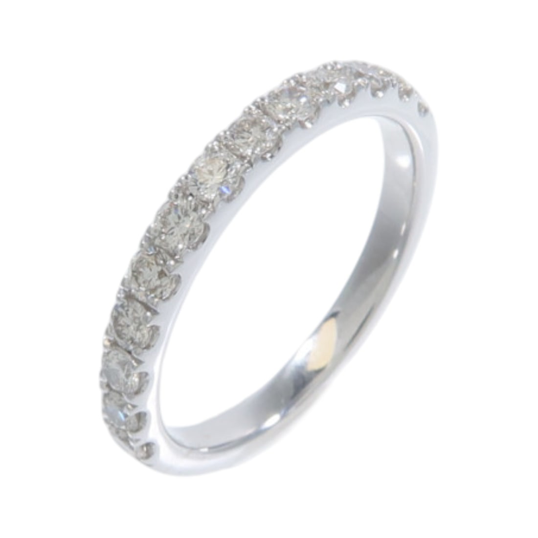 18K White Gold Diamond Ring US Size 4 0.381ct (1 of 7)