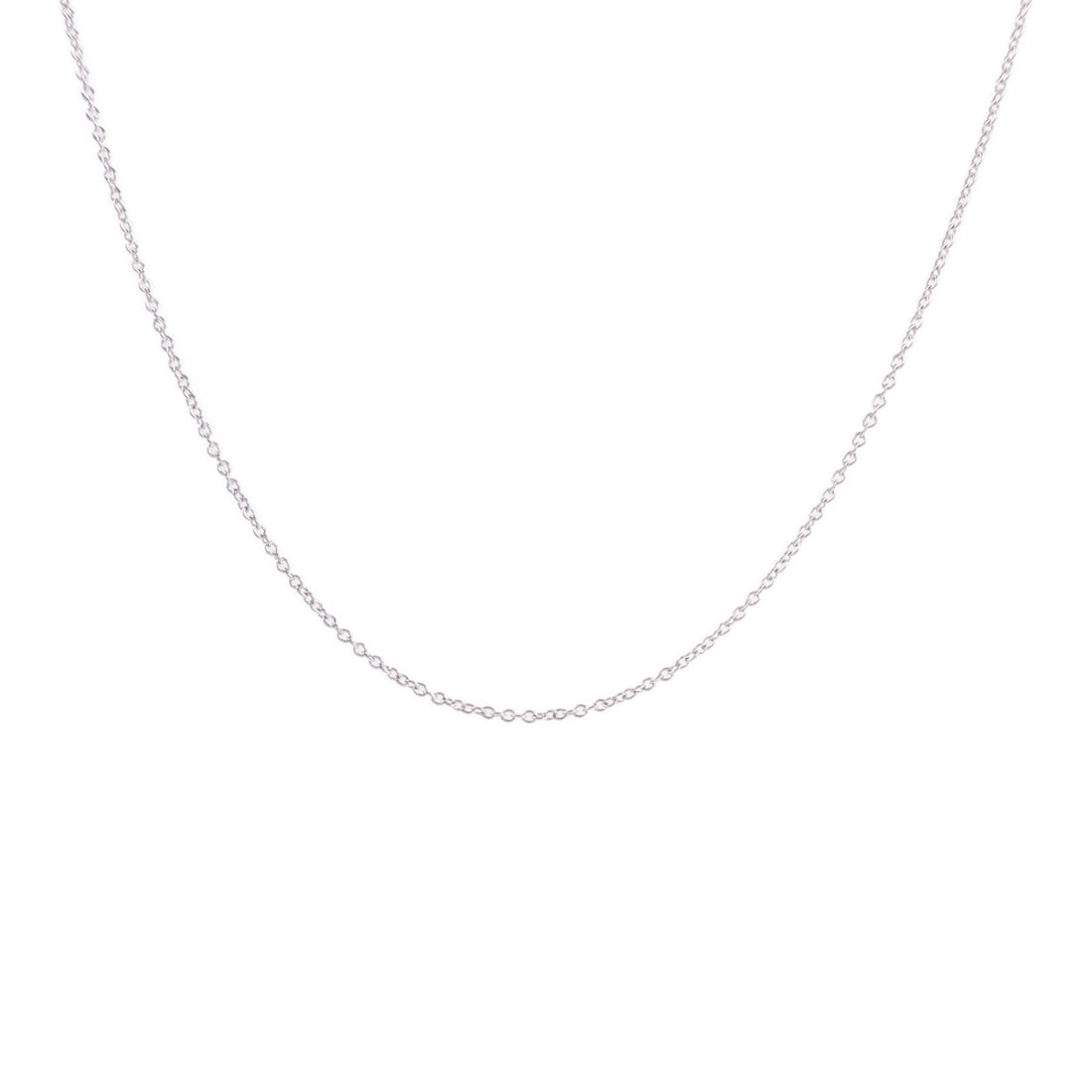 Tiffany and Co 18K White Gold Women's Necklace: Tiffany and Co 18K White Gold Women's Necklace Women's necklace in K18WG white gold with a silver color finish. The item is from the United States and is listed in very good AB condition. No accessori