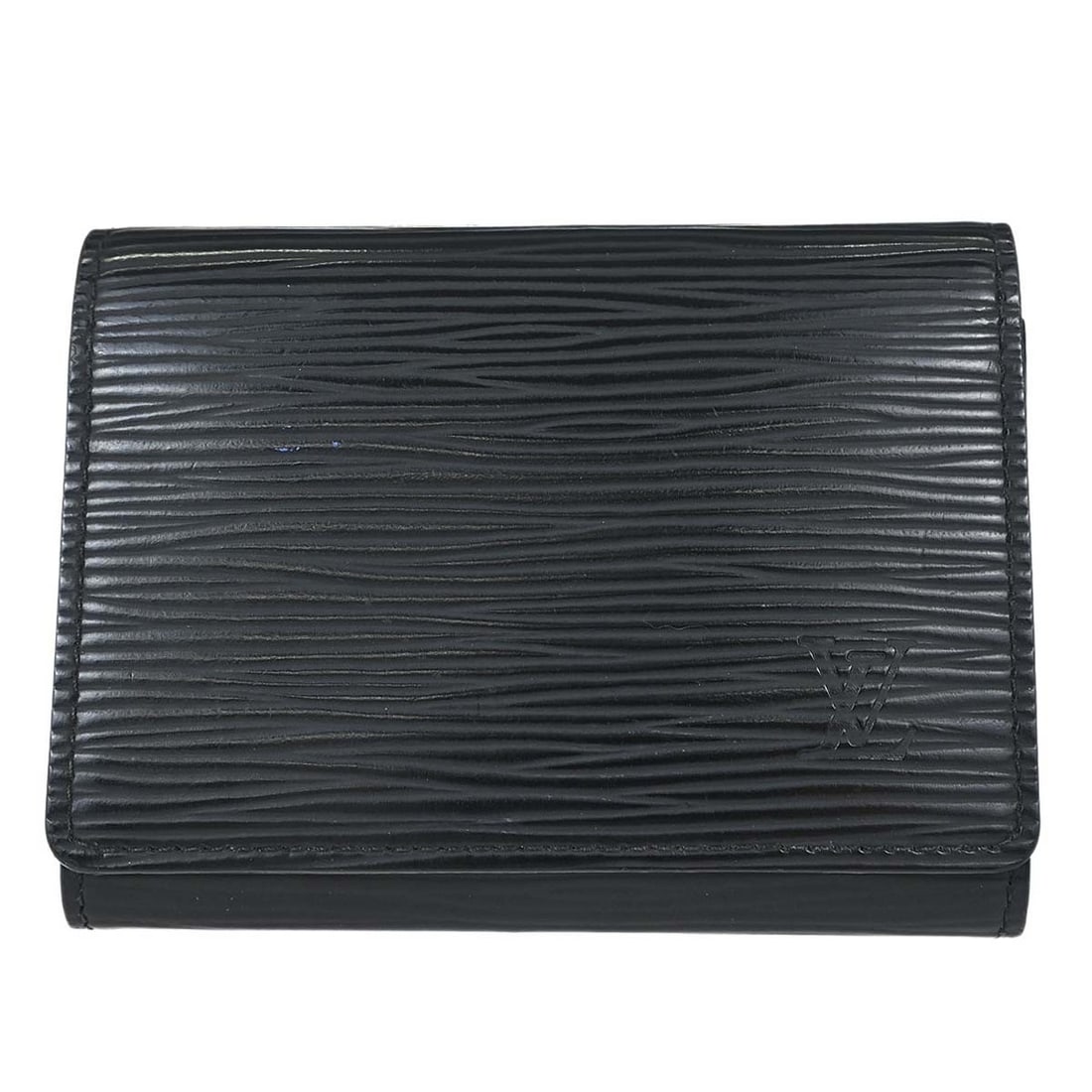 Louis Vuitton M62292 Epi Leather Card Wallet Enveloppe Cartes De Visite: Louis Vuitton M62292 Epi Leather Card Wallet Enveloppe Cartes De Visite Louis Vuitton Epi Enveloppe Cartes De Visite cardholder in black Epi leather with logo accent. This women's card wallet features