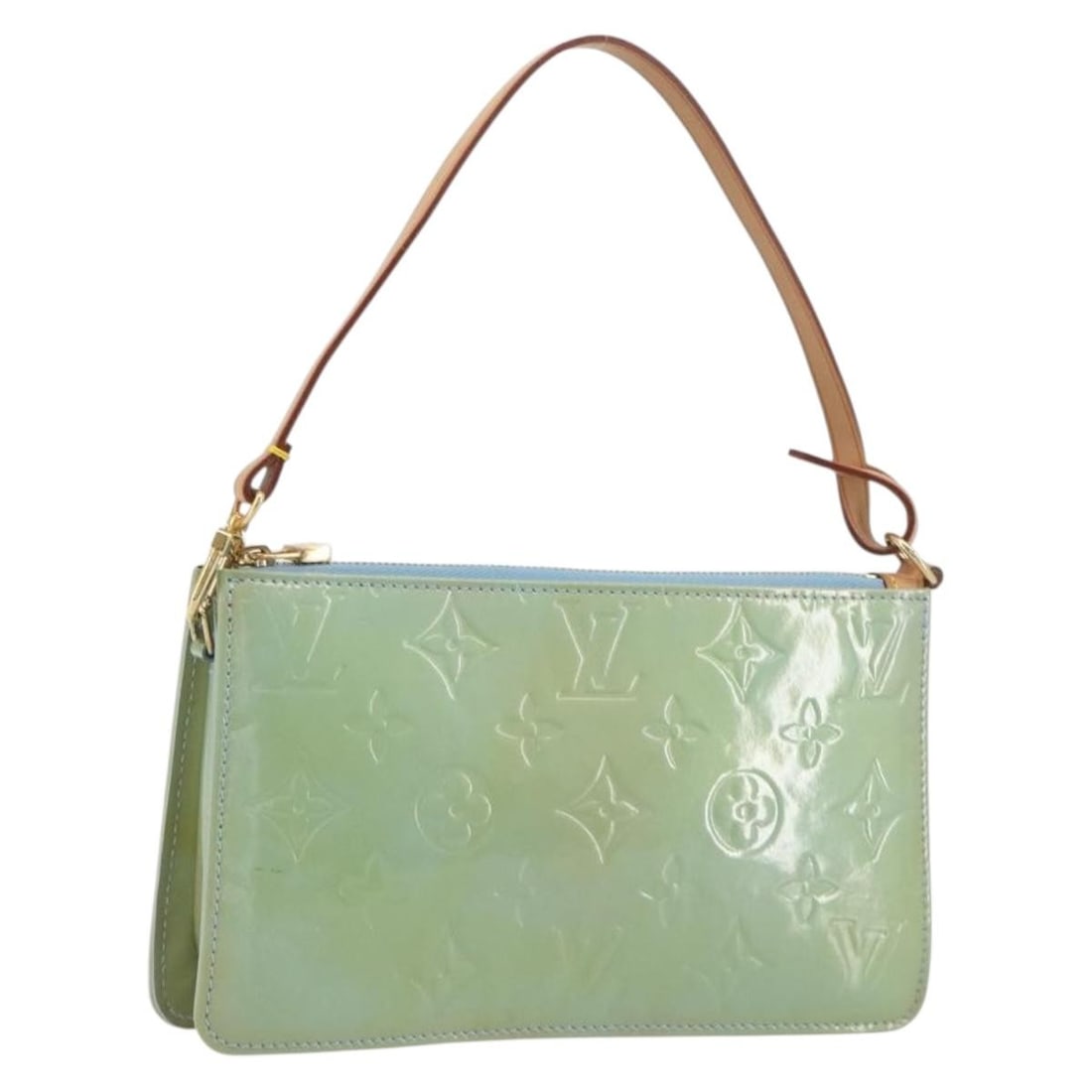 Louis Vuitton Lexington Pochette Blue Patent Leather Bag: Louis Vuitton Lexington Pochette Blue Patent Leather Bag Louis Vuitton Lexington Pochette in blue Monogram Vernis patent leather. This women's handbag is made in France and is presented in good condit