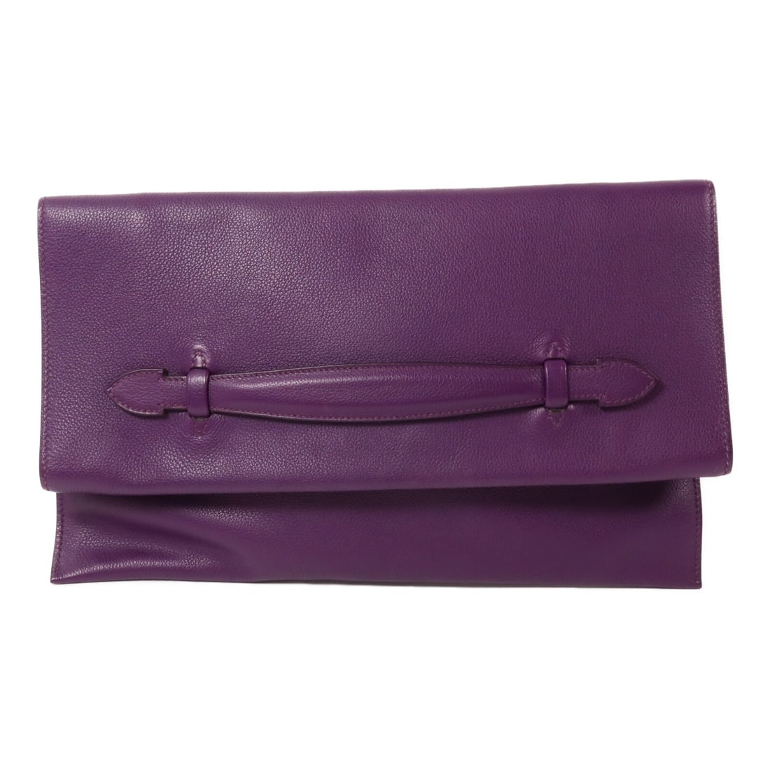 Hermes Plitplat Evercolor Calfskin Clutch Anemone Purple: Hermes Plitplat Evercolor Calfskin Clutch Anemone Purple Hermes Plitplat clutch bag in Anemone Evercolor leather with a slim profile and open interior pocket. Made in France, this women's clutch inclu
