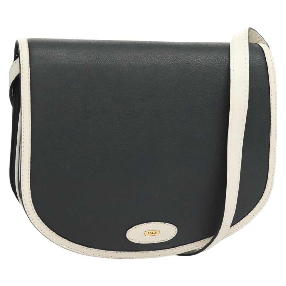 Bally Vintage Shoulder Bag Navy Leather Made in Italy: Bally Vintage Shoulder Bag Navy Leather Made in Italy This Bally vintage shoulder bag is crafted from navy leather and designed for women. Made in Italy, it features a classic silhouette with a single