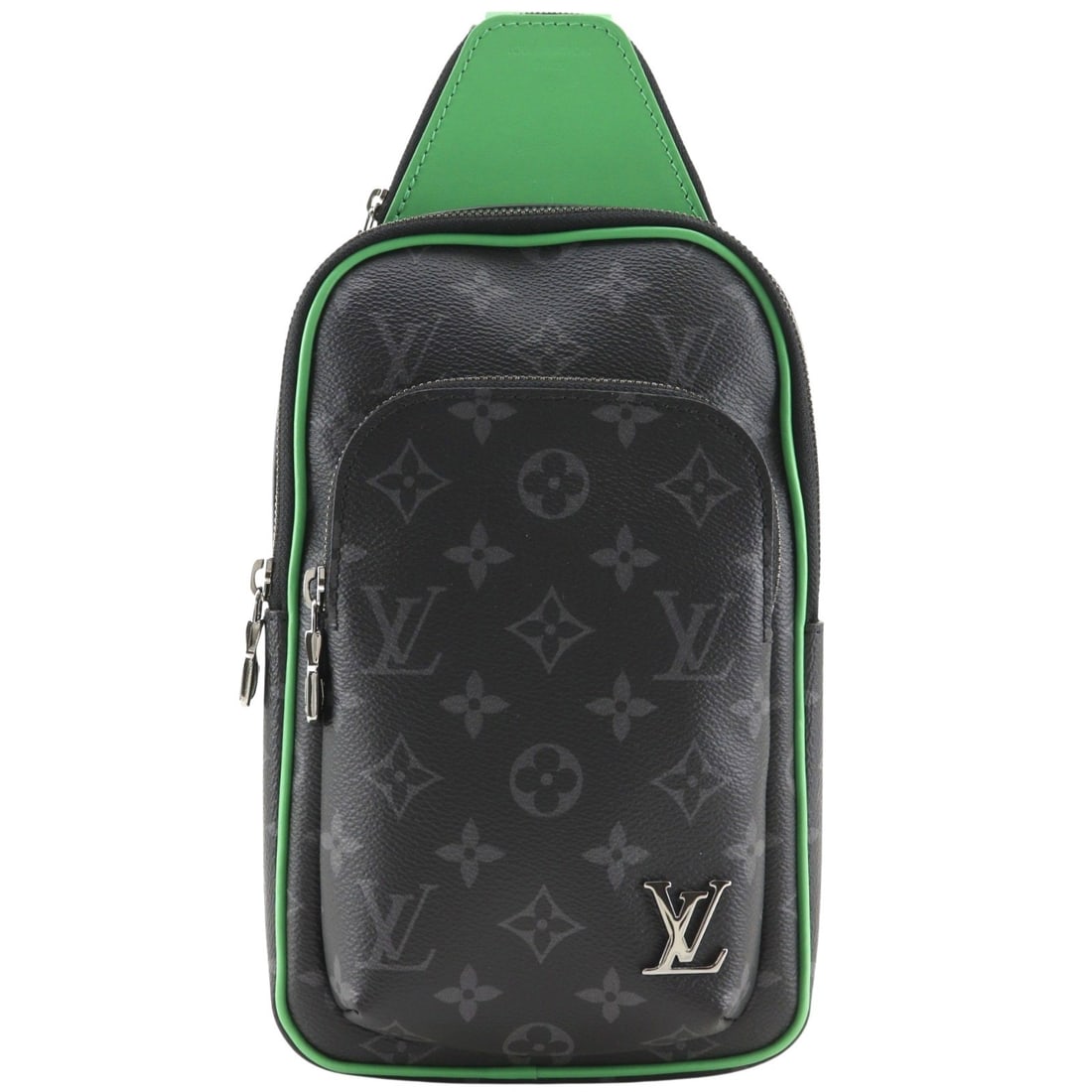 Louis Vuitton Avenue NM black canvas sling bag: Louis Vuitton Avenue NM black canvas sling bag Louis Vuitton Avenue Sling Bag NM in black canvas. This men's bag is presented in good condition with light marks and light scratching to the exterior, a