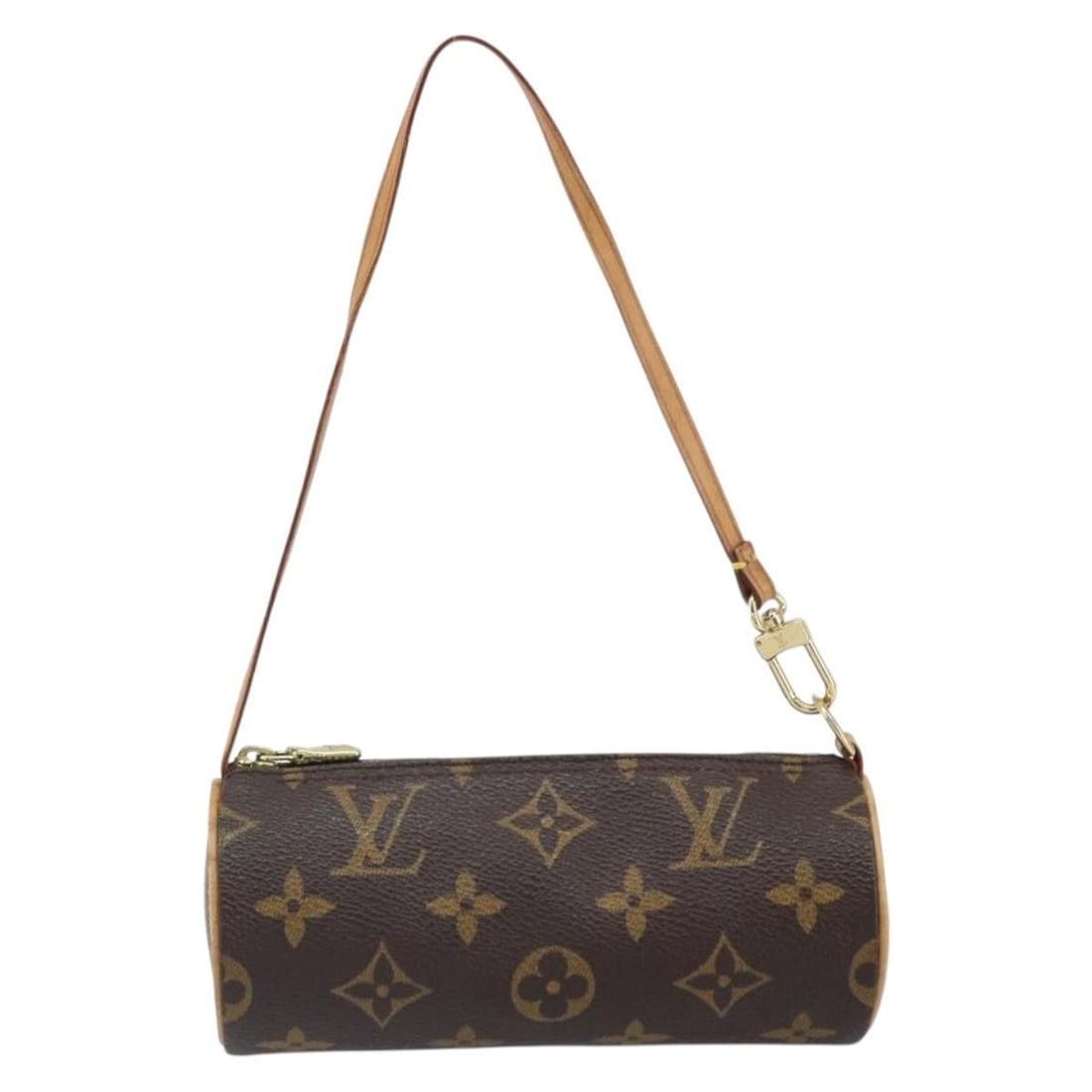 Louis Vuitton Papillon Pochette Brown Canvas Handbag: Louis Vuitton Papillon Pochette Brown Canvas Handbag Louis Vuitton Papillon Pochette in brown monogram canvas. This women's handbag is made in France and is presented in fair condition, showing shape 