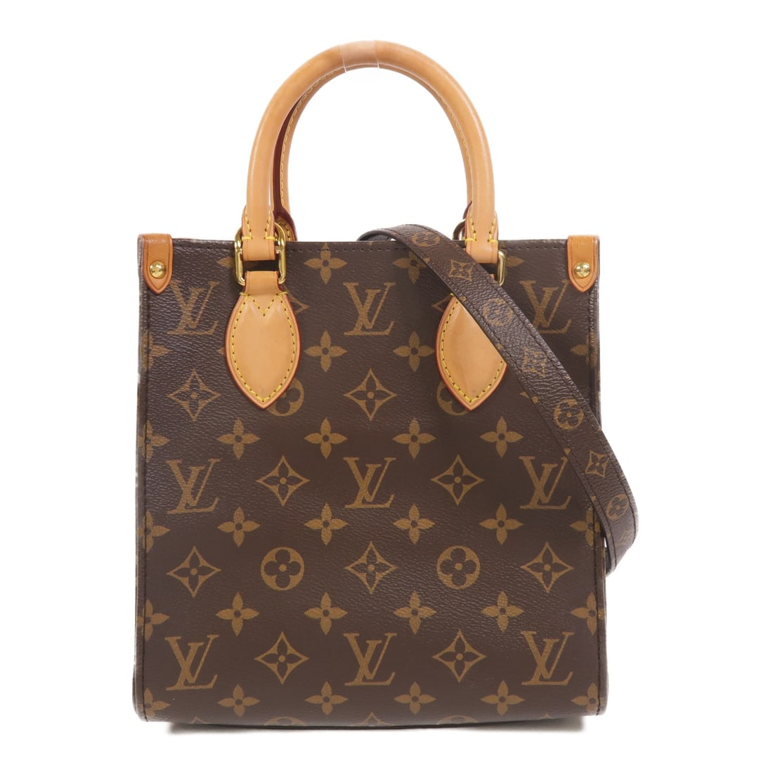 Louis Vuitton Sac Plat BB Monogram 2 Way Shoulder Bag M46265 (1 of 15)