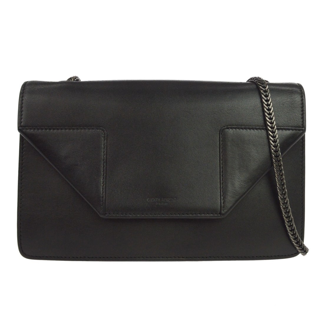 Saint Laurent Betty Mini Shoulder Bag Black Leather Chain Strap: Saint Laurent Betty Mini Shoulder Bag Black Leather Chain Strap Saint Laurent Betty chain shoulder bag in black leather with logo accents and an inner pocket. This mini shoulder bag is made in Italy a