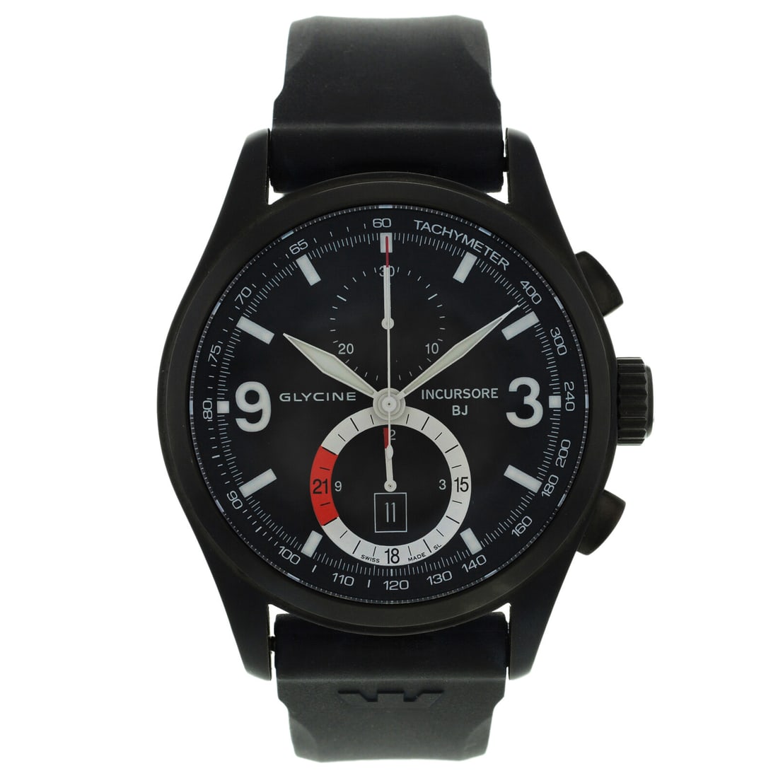 Glycine Incursore Black Jack Limited Edition Men's Watch 3871-99-D9 (1 of 3)