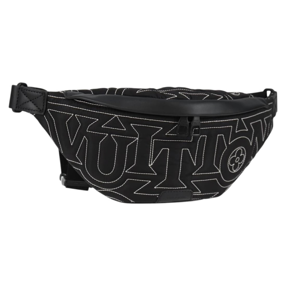 Louis Vuitton M21427 Discovery PM Black Nylon Belt Bag: Louis Vuitton M21427 Discovery PM Black Nylon Belt Bag Louis Vuitton Snow Discovery Bum Bag PM in black nylon, made in Italy. This body bag comes with a dust bag and is described as being in excellent