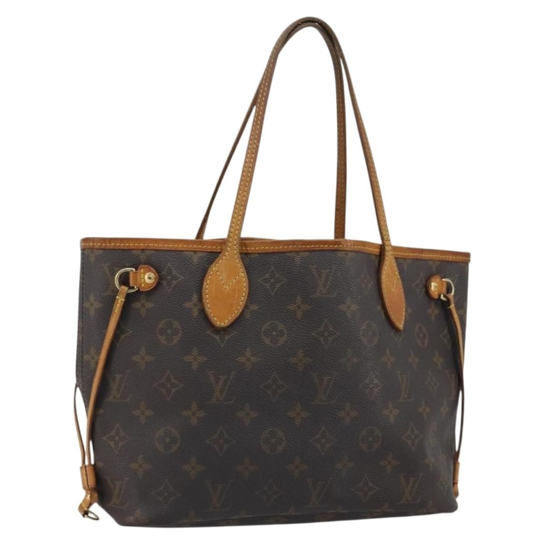 Louis Vuitton M40155 Neverfull PM Monogram Canvas Tote: Louis Vuitton M40155 Neverfull PM Monogram Canvas Tote Louis Vuitton Neverfull PM tote bag in Monogram canvas. This women's tote is made in France and includes only the bag shown; the item box and dus