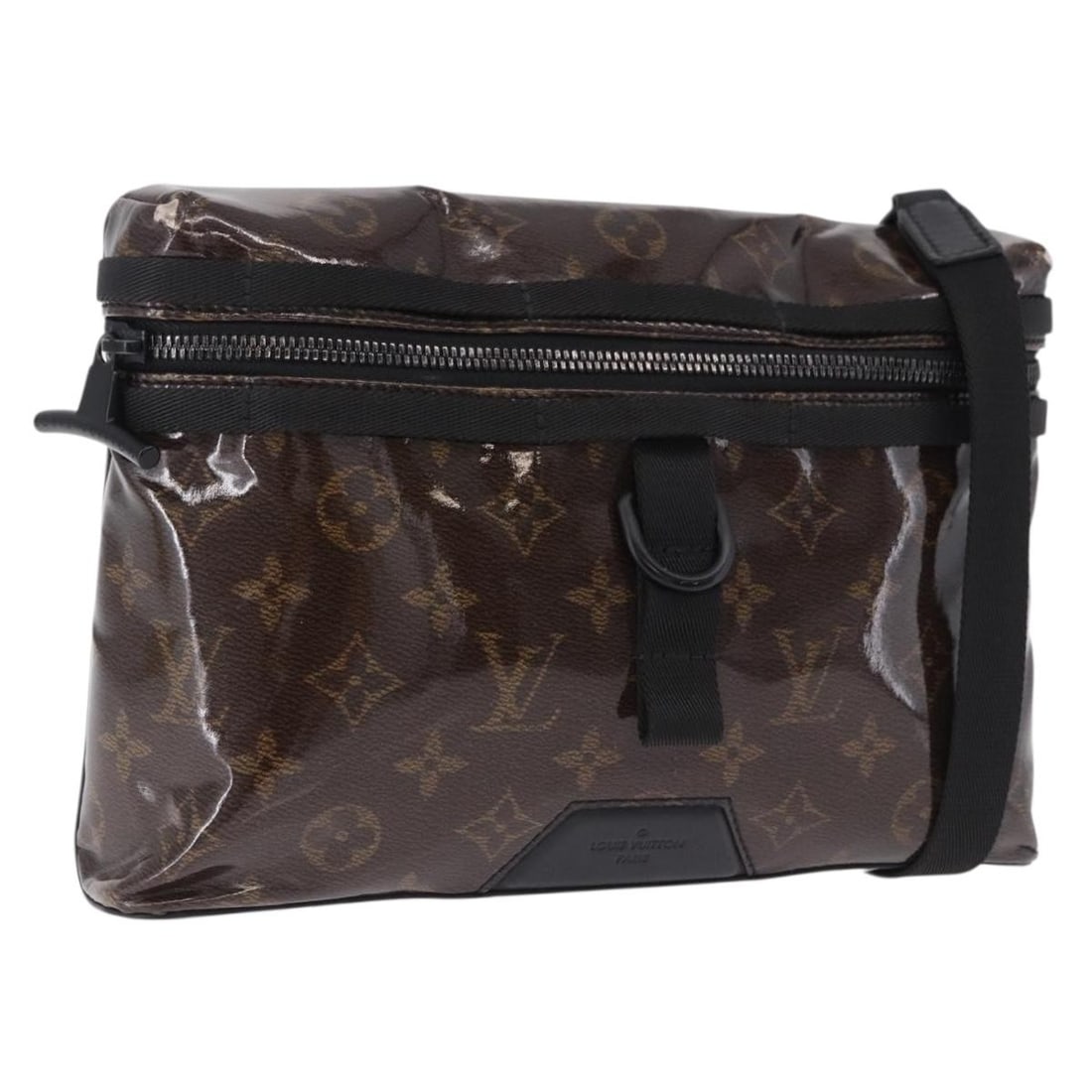 Louis Vuitton M43895 Monogram Glaze PM shoulder bag: Louis Vuitton M43895 Monogram Glaze PM shoulder bag Louis Vuitton Monogram Glaze Messenger PM shoulder bag in enamel and monogram canvas. This women's bag is made in Italy and features a compact profi