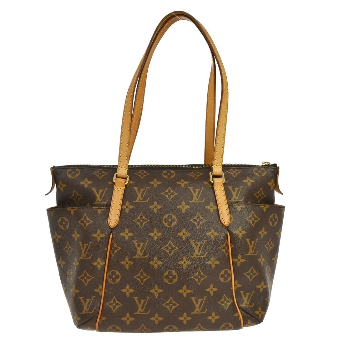 Louis Vuitton Totally PM Monogram Canvas Tote M41016: Louis Vuitton Totally PM Monogram Canvas Tote M41016 Louis Vuitton Totally PM tote handbag in brown Monogram canvas and leather with double handles and a zip closure. This women's medium tote features