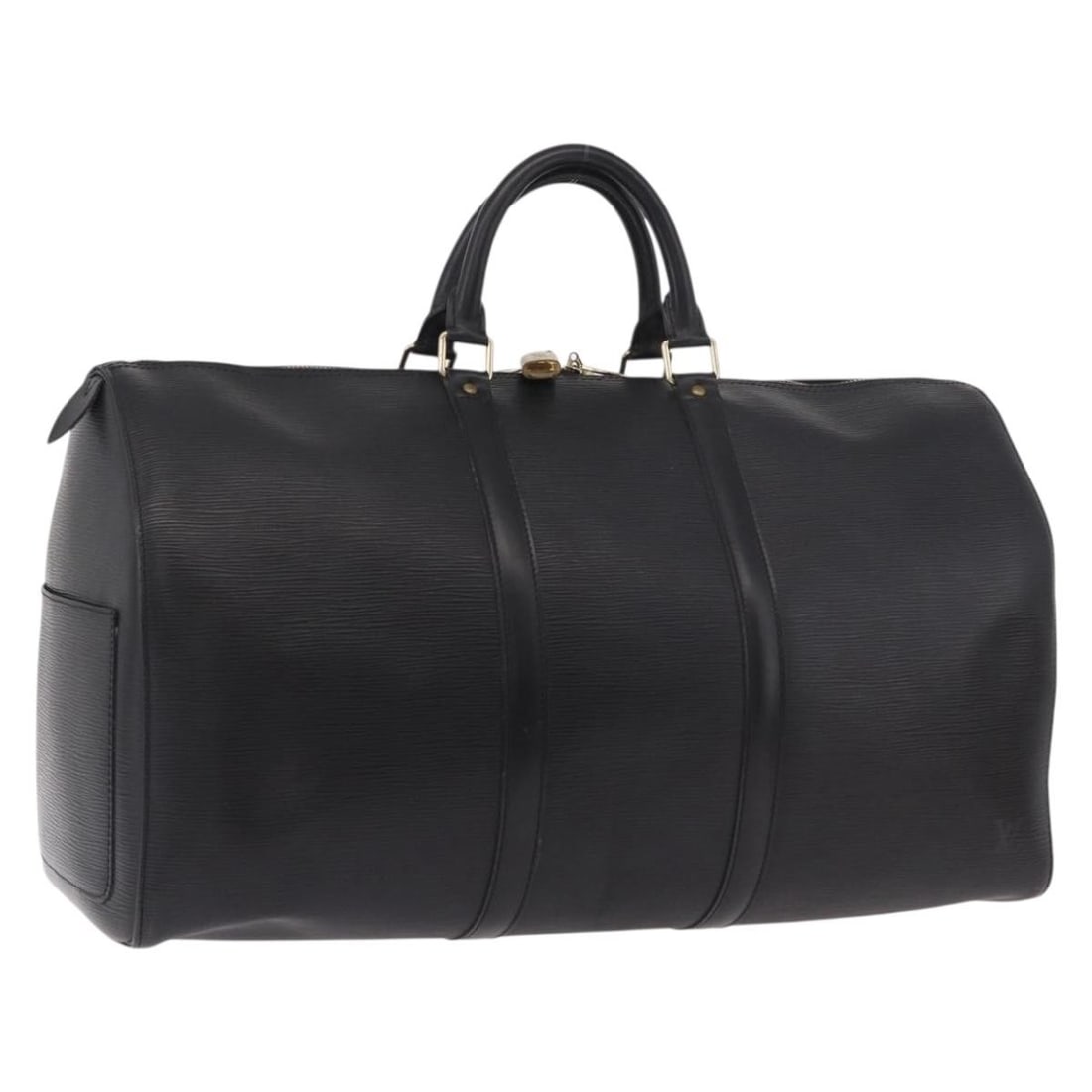 Louis Vuitton M42962 Epi Leather Boston Bag Black Keepall 50 (1 of 18)
