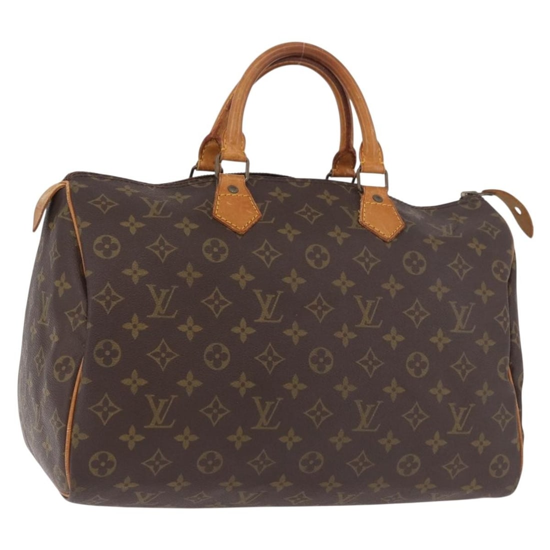 Louis Vuitton M41522 Speedy 40 Monogram Canvas Handbag: Louis Vuitton M41522 Speedy 40 Monogram Canvas Handbag Louis Vuitton Speedy 40 handbag in Monogram canvas, model M41522, made in France. This women's handbag is an older model with a CLAIR zipper. Inc