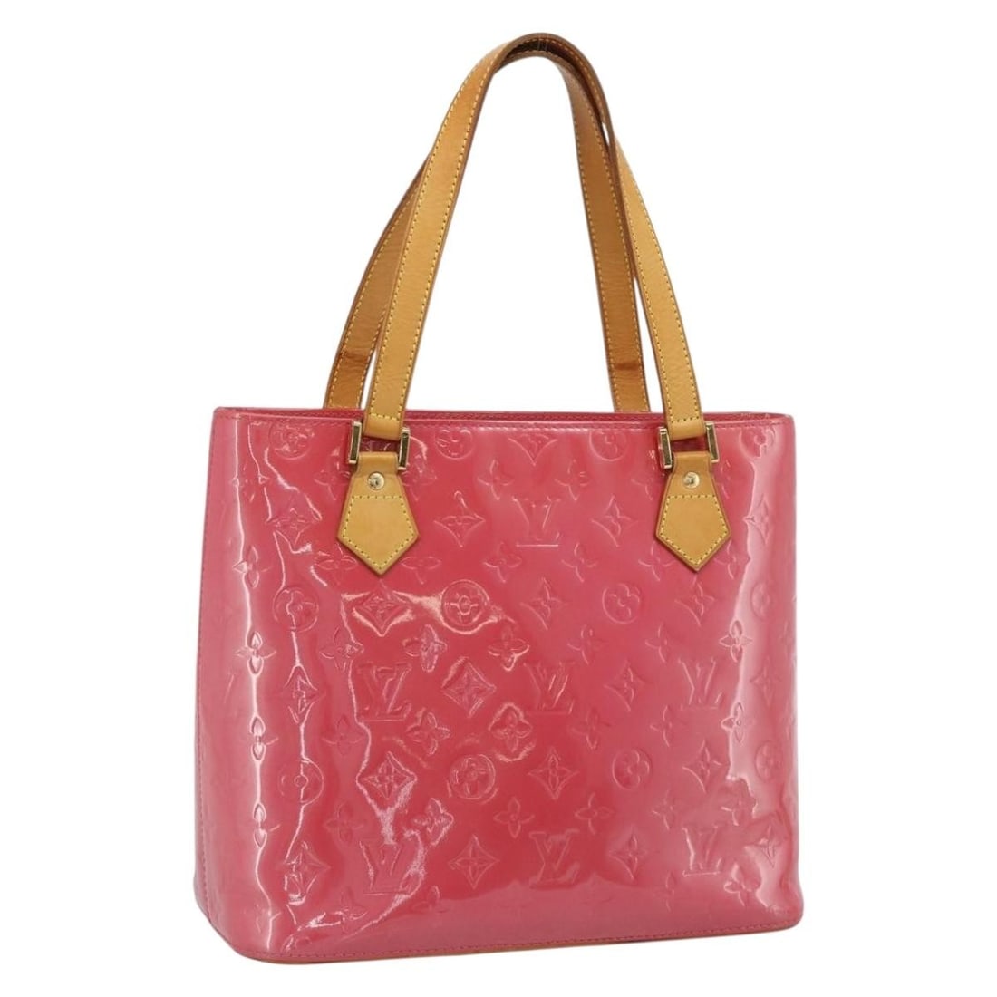 Louis Vuitton Houston M9135F Vernis Patent Leather Handbag Fran Boise: Louis Vuitton Houston M9135F Vernis Patent Leather Handbag Fran Boise Louis Vuitton Houston handbag in Monogram Vernis patent leather with a Fran Boise colorway. Made in Spain, this women's handbag in