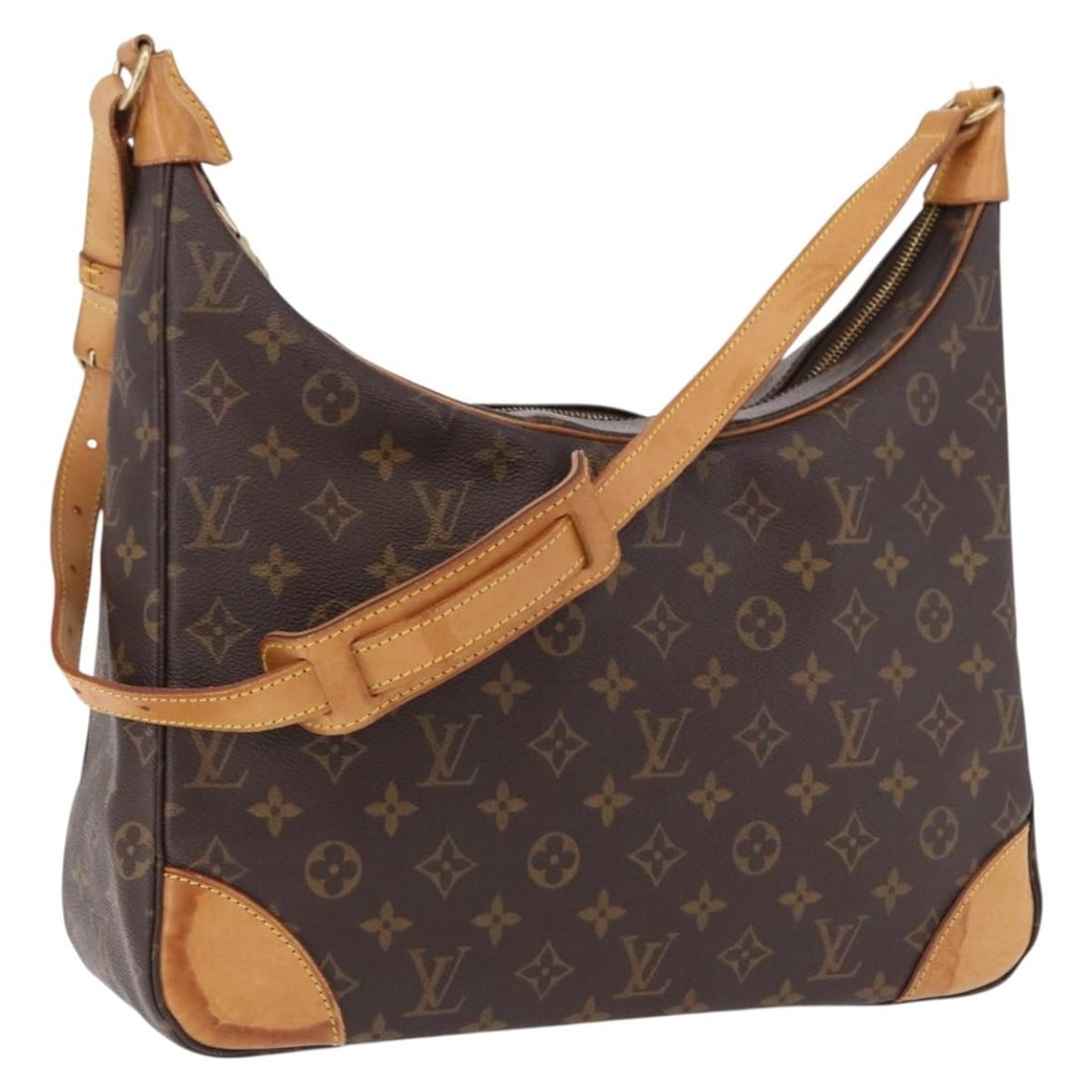 Louis Vuitton M51260 Boulogne 35 Monogram Canvas Shoulder Bag: Louis Vuitton M51260 Boulogne 35 Monogram Canvas Shoulder Bag Louis Vuitton Monogram Boulogne 35 shoulder bag in Monogram Canvas, made in France. This women's bag measures approximately 35 cm wide, 22