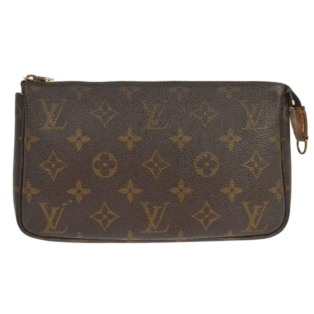 Louis Vuitton M51980 Pochette Accessoires Monogram Canvas Pouch: Louis Vuitton M51980 Pochette Accessoires Monogram Canvas Pouch Louis Vuitton Pochette Accessoires handbag in Monogram canvas and leather, made in France. It features a zip closure, top handle style, 