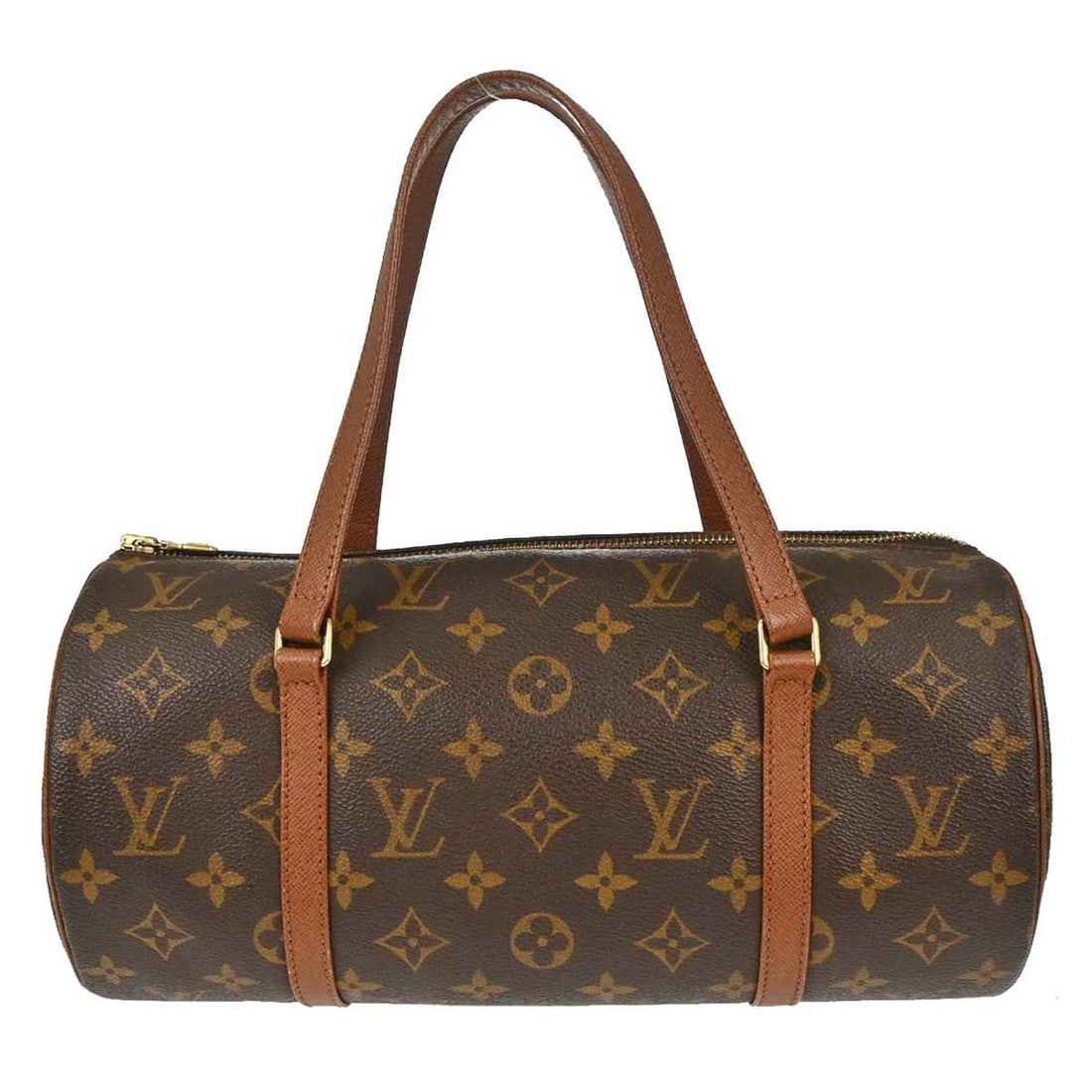 Louis Vuitton Papillon 30 Monogram Canvas Satchel M51365: Louis Vuitton Papillon 30 Monogram Canvas Satchel M51365 Vintage Louis Vuitton Papillon 30 handbag in brown Monogram canvas with leather double handles and a zip closure. Made in France, this medium h