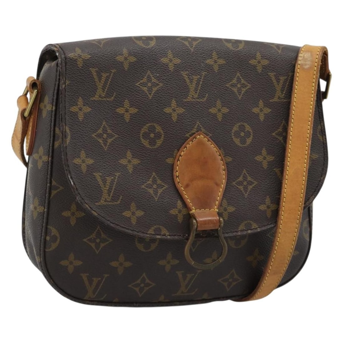 Louis Vuitton M51242 Saint Cloud GM Monogram Canvas Shoulder Bag: Louis Vuitton M51242 Saint Cloud GM Monogram Canvas Shoulder Bag Louis Vuitton Saint Cloud GM shoulder bag in Monogram Canvas, made in France. This women's bag features the classic Monogram color and 