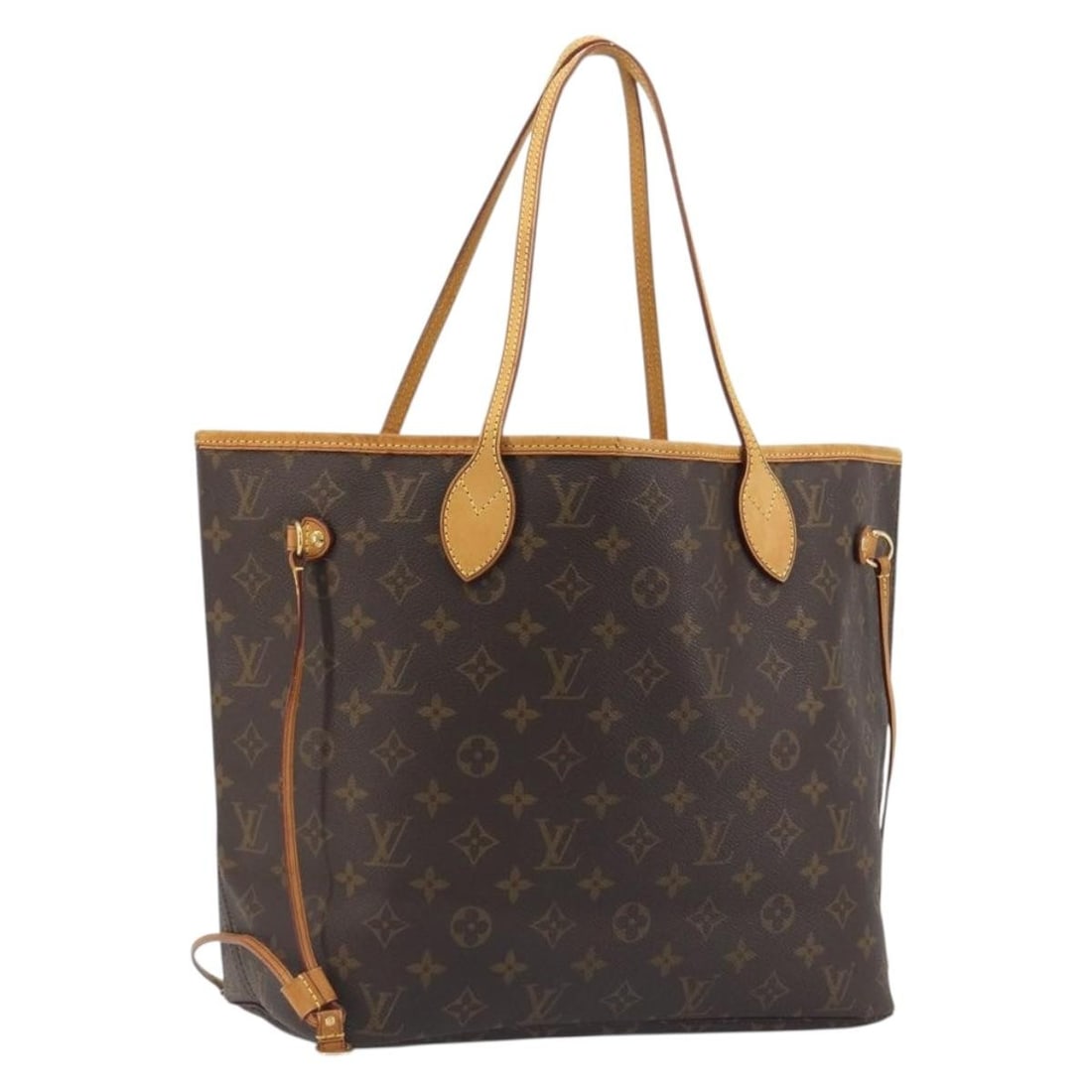 Louis Vuitton M40156 Neverfull MM Monogram Canvas Tote: Louis Vuitton M40156 Neverfull MM Monogram Canvas Tote Louis Vuitton Neverfull MM tote bag in Monogram canvas, model M40156, made in France. This women's tote is offered without the original box or du