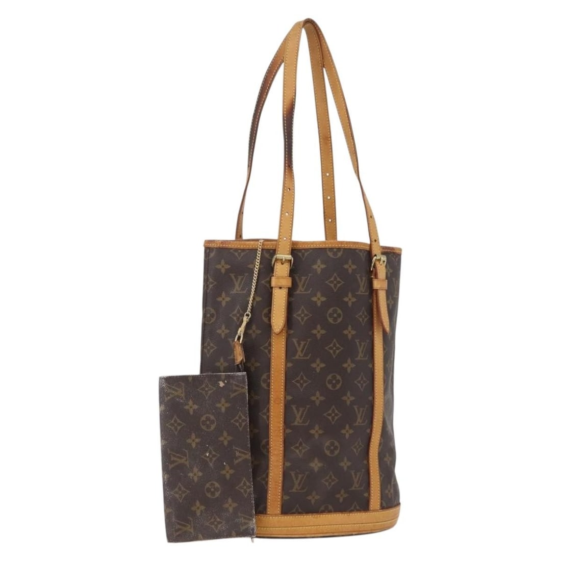 Louis Vuitton M42236 Monogram Canvas Bucket GM Shoulder Bag: Louis Vuitton M42236 Monogram Canvas Bucket GM Shoulder Bag Louis Vuitton Monogram Bucket GM shoulder bag in Monogram Canvas, made in France. This women's bag features the Monogram exterior and should