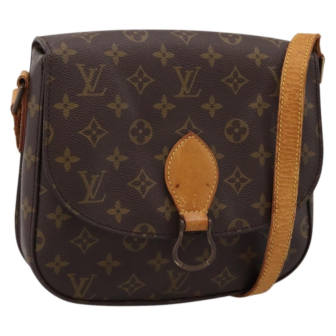Louis Vuitton M51242 Saint Cloud GM Monogram Canvas Shoulder Bag: Louis Vuitton M51242 Saint Cloud GM Monogram Canvas Shoulder Bag Authentic Louis Vuitton Saint Cloud GM shoulder bag in Monogram canvas. This women's bag is made in France and includes only the item s