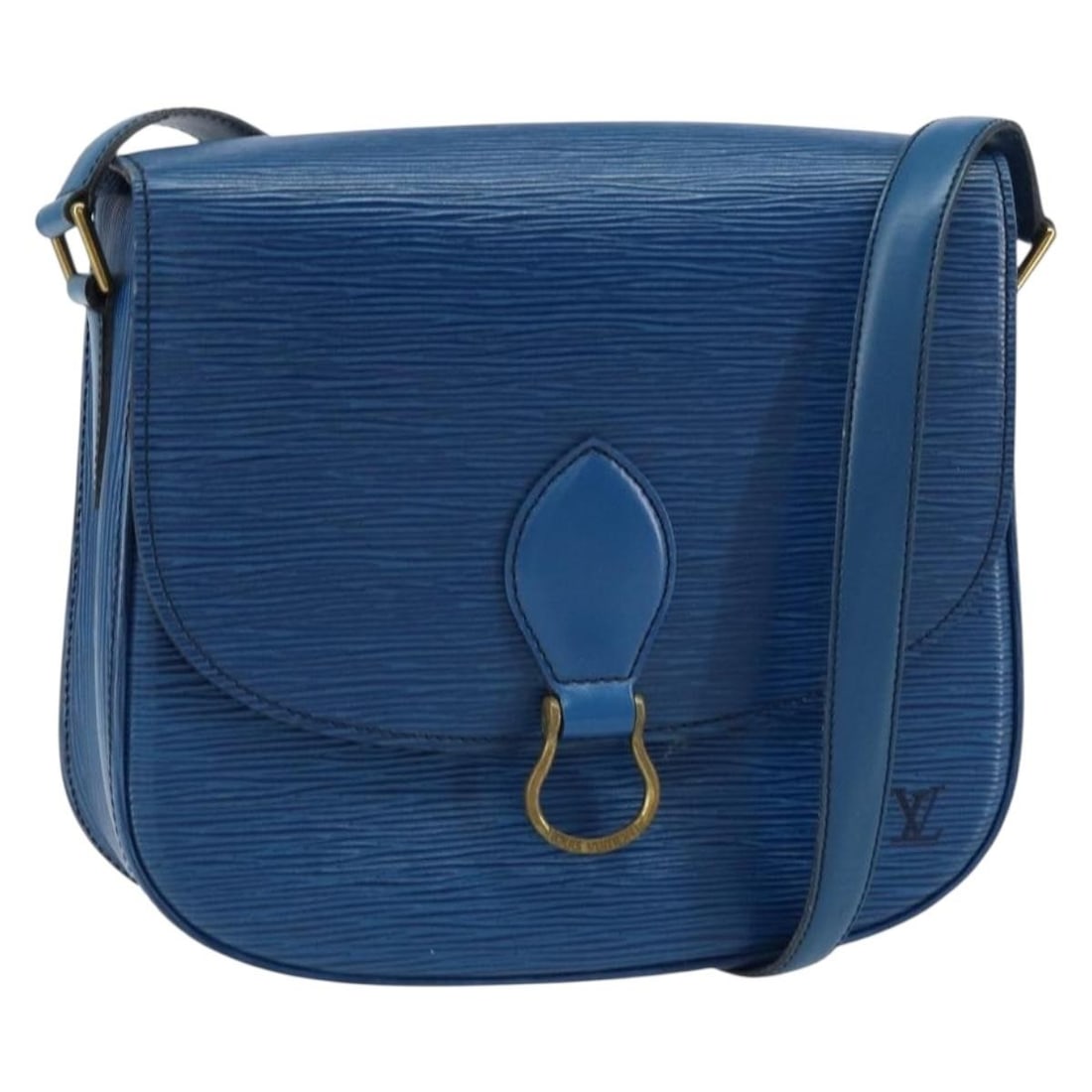 LOUIS VUITTON Epi Saint Cloud GM Shoulder Bag Toledo Blue M52195 Auth: LOUIS VUITTON Epi Saint Cloud GM Shoulder Bag Toledo Blue M52195 Auth This authentic Louis Vuitton Epi Saint Cloud GM Shoulder Bag in a stunning Toledo Blue is a stylish addition to your collection. C