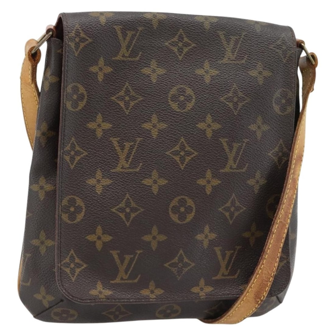 Louis Vuitton M51258 Musette Salsa Monogram Canvas Shoulder Bag: Louis Vuitton M51258 Musette Salsa Monogram Canvas Shoulder Bag Louis Vuitton Musette Salsa short shoulder bag in Monogram canvas. This women's shoulder bag is made in the USA and features an adjustab