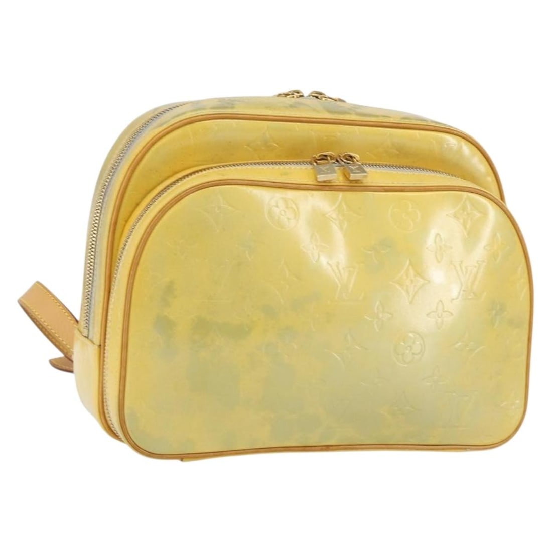 LOUIS VUITTON Monogram Vernis Marley Backpack Gris M91038 Auth (1 of 18)