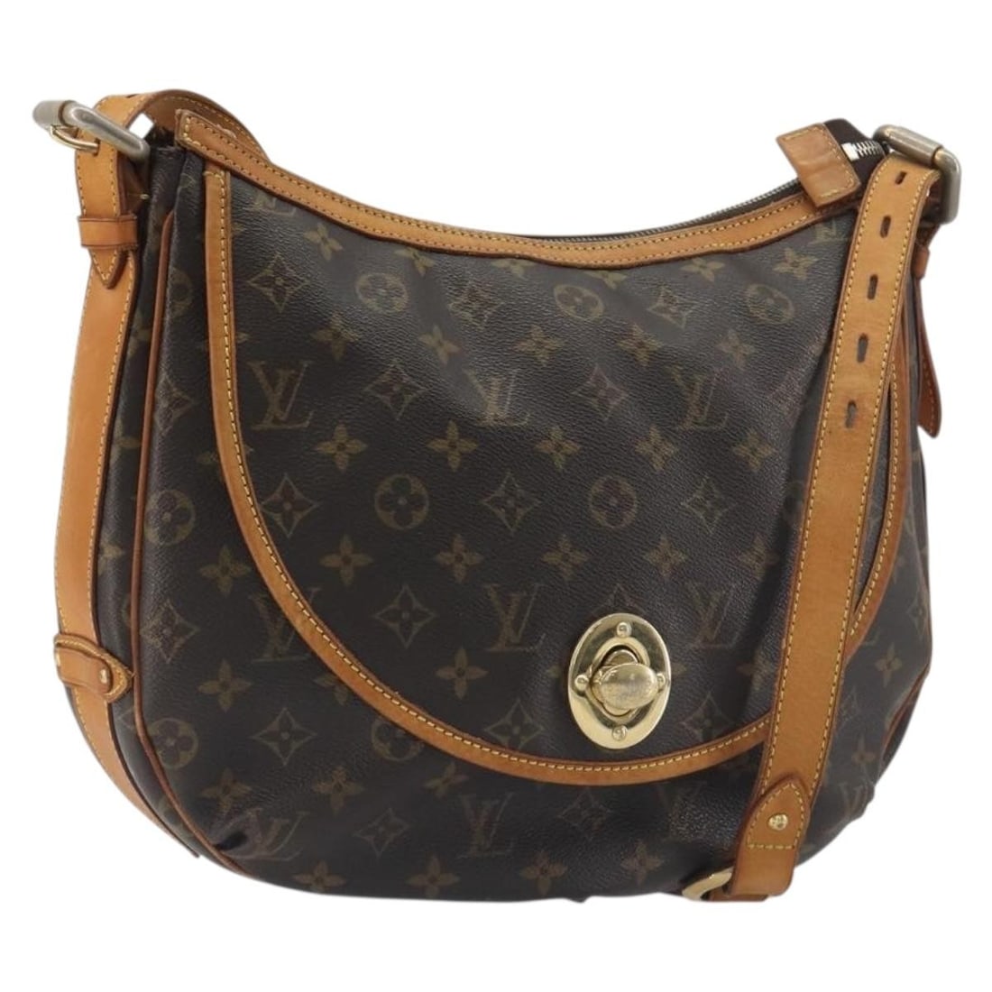 Louis Vuitton M40075 Tolum GM Monogram Canvas Shoulder Bag: Louis Vuitton M40075 Tolum GM Monogram Canvas Shoulder Bag Louis Vuitton Tolum GM shoulder bag in Monogram canvas, made in France. This women's bag includes an adjustable shoulder strap and is offered