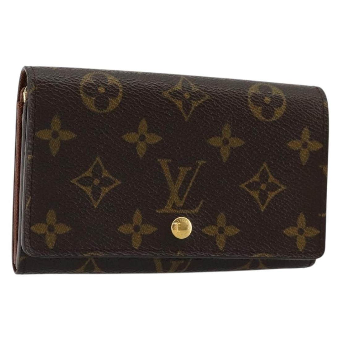 Louis Vuitton Monogram Canvas M61730 Trifold Wallet: Louis Vuitton Monogram Canvas M61730 Trifold Wallet This LOUIS VUITTON Monogram Porte Monnaie Billets Tresor Wallet is crafted from the signature Monogram Canvas and features a compact design. Made in